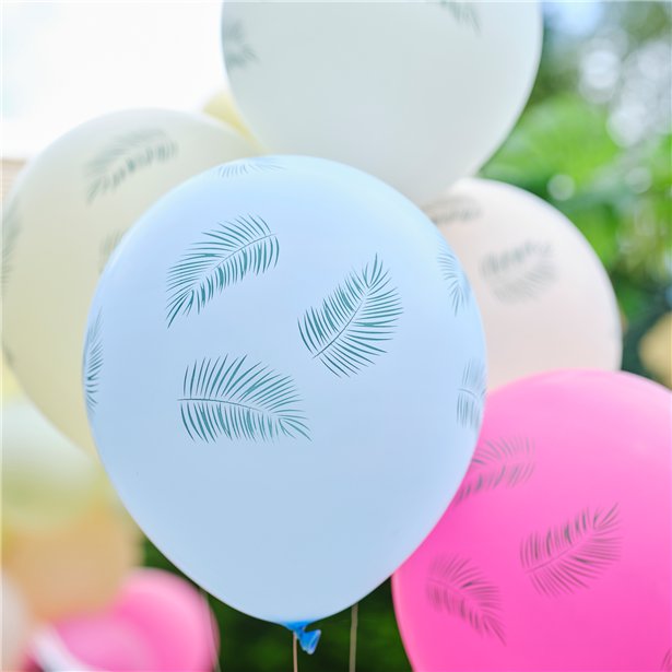 Tiki Tropics Assorted Balloons - 12" Latex (5pk)