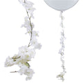 White Blossom Floral Garland - 2.1m