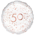 50th Rose Gold Foil Balloon - 18"