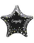 Congrats Celebration Star Balloon - 18" Foil