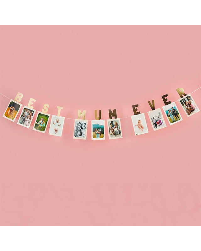 Best Mum Ever Photo Bunting